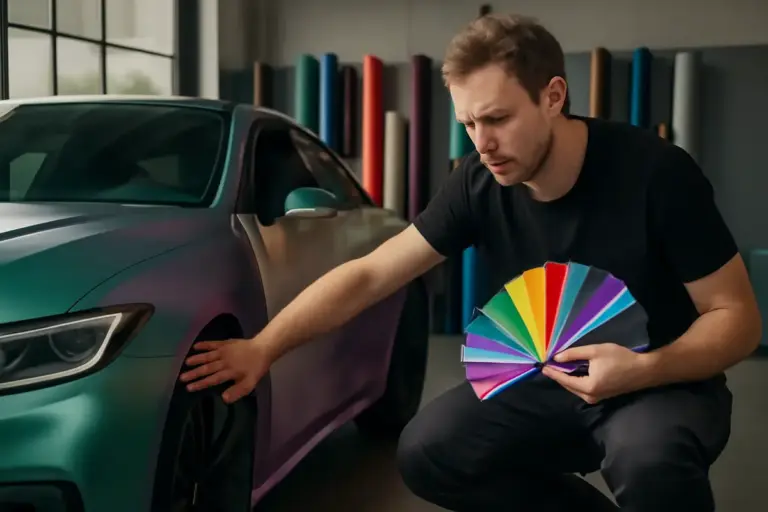 Wrapping satinato auto: le sfumature di tendenza che conquistano anche i più indecisi