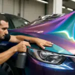 Come si applica una pellicola camaleonte sulla carrozzeria? Il consiglio per evitare aloni visibili