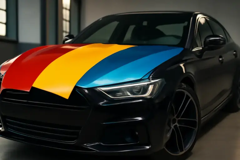 Quali colori di wrapping fanno risaltare le vetture scure? La scelta che esalta linee e curve