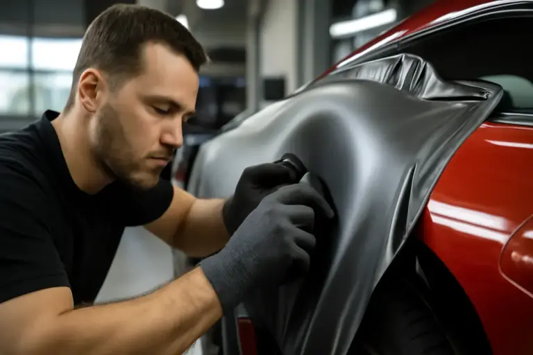 Applicazione pellicole wrapping su superfici curve: un metodo professionale previene bolle e distacchi